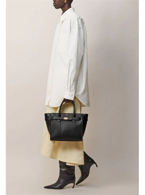 SMALL ZIPPED BAYSWATER MULBERRY | HH4406/205A100A100 Black